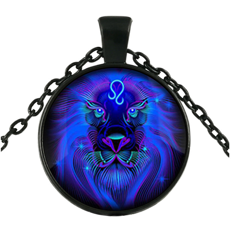 Twelve Constellation Time Gem Necklace