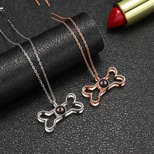 Fashion Niche Language Projection Necklace