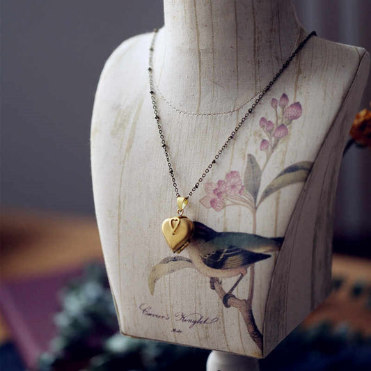 Can Open The Love Clover Customized Photo Necklace