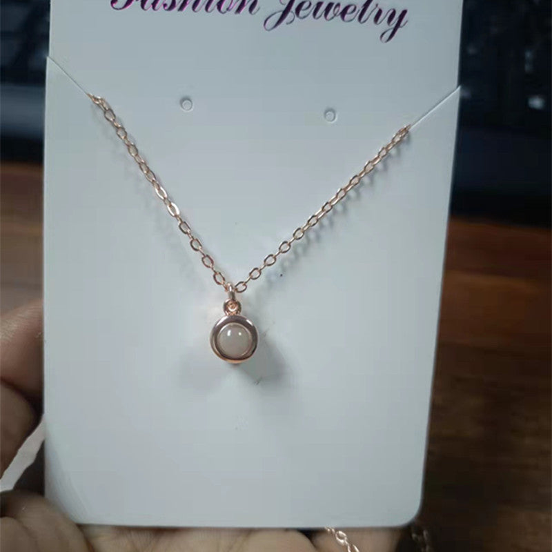 Languages I Love You Necklace Nano Projection Necklace