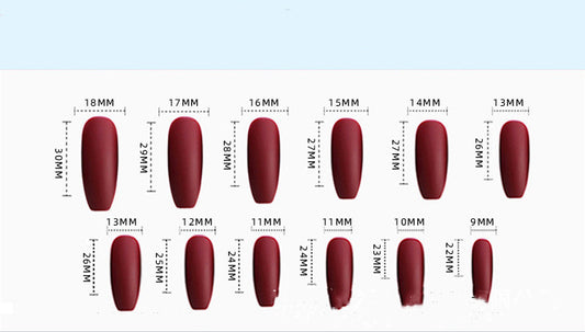 Long Handmade Finger Nail Tip Detachable Wear Nail Tip Ballet Nail Fake Nail Patch Finished Product