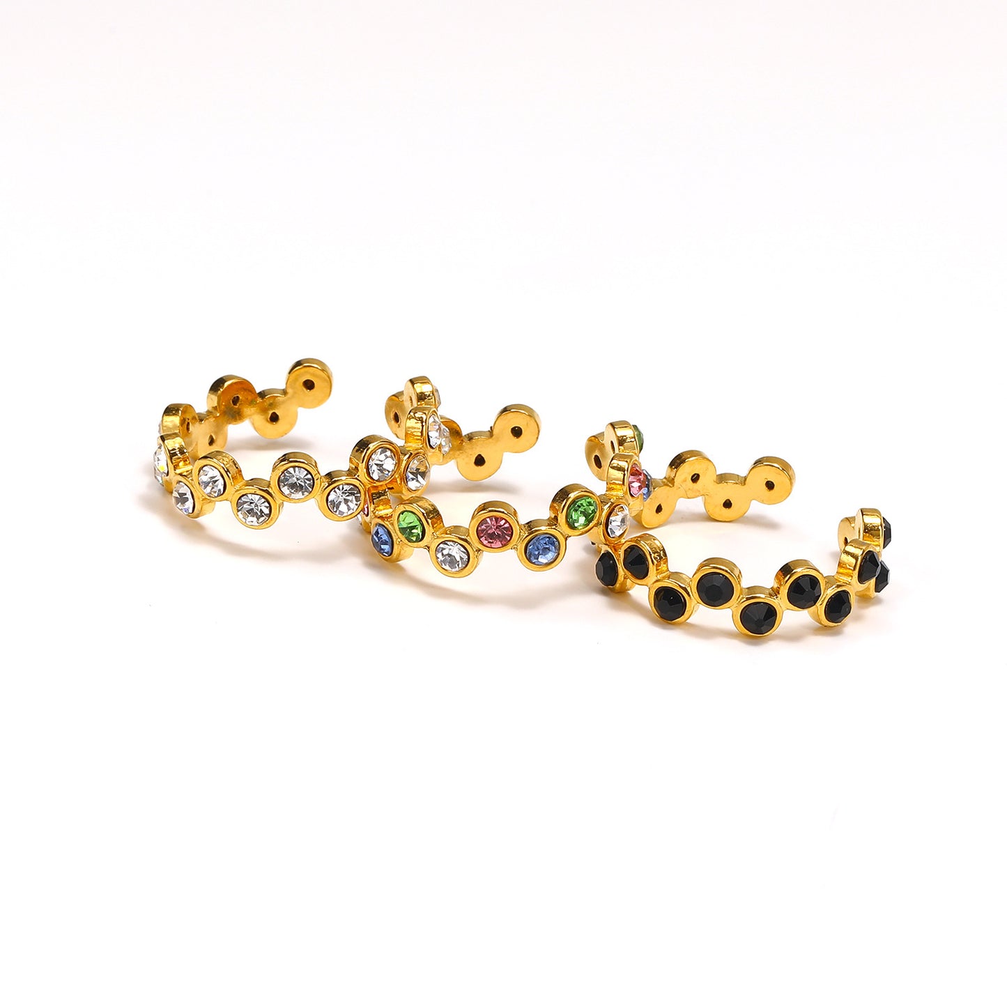 Sweet And Cool Style Irregular Colored Gemstone Ring For Women - Gift For Her