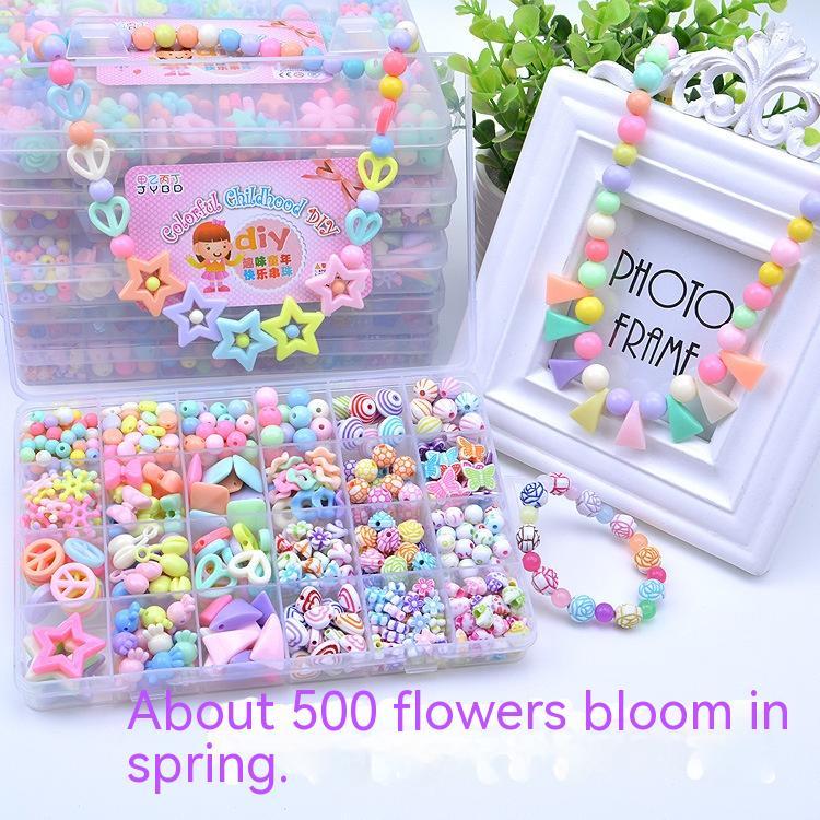 24 Grid Diy Toy Educational Handmade Beaded Set