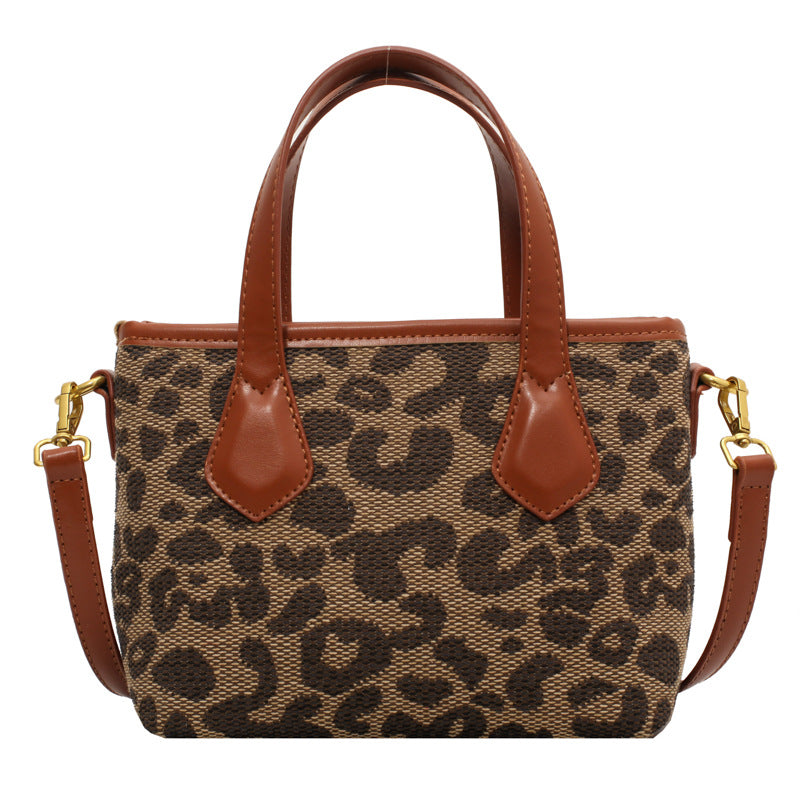 Small Bag Female Leopard Print Portable Fashion