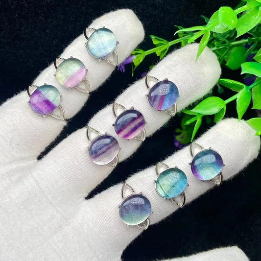 Purple Crystal Ring For Women