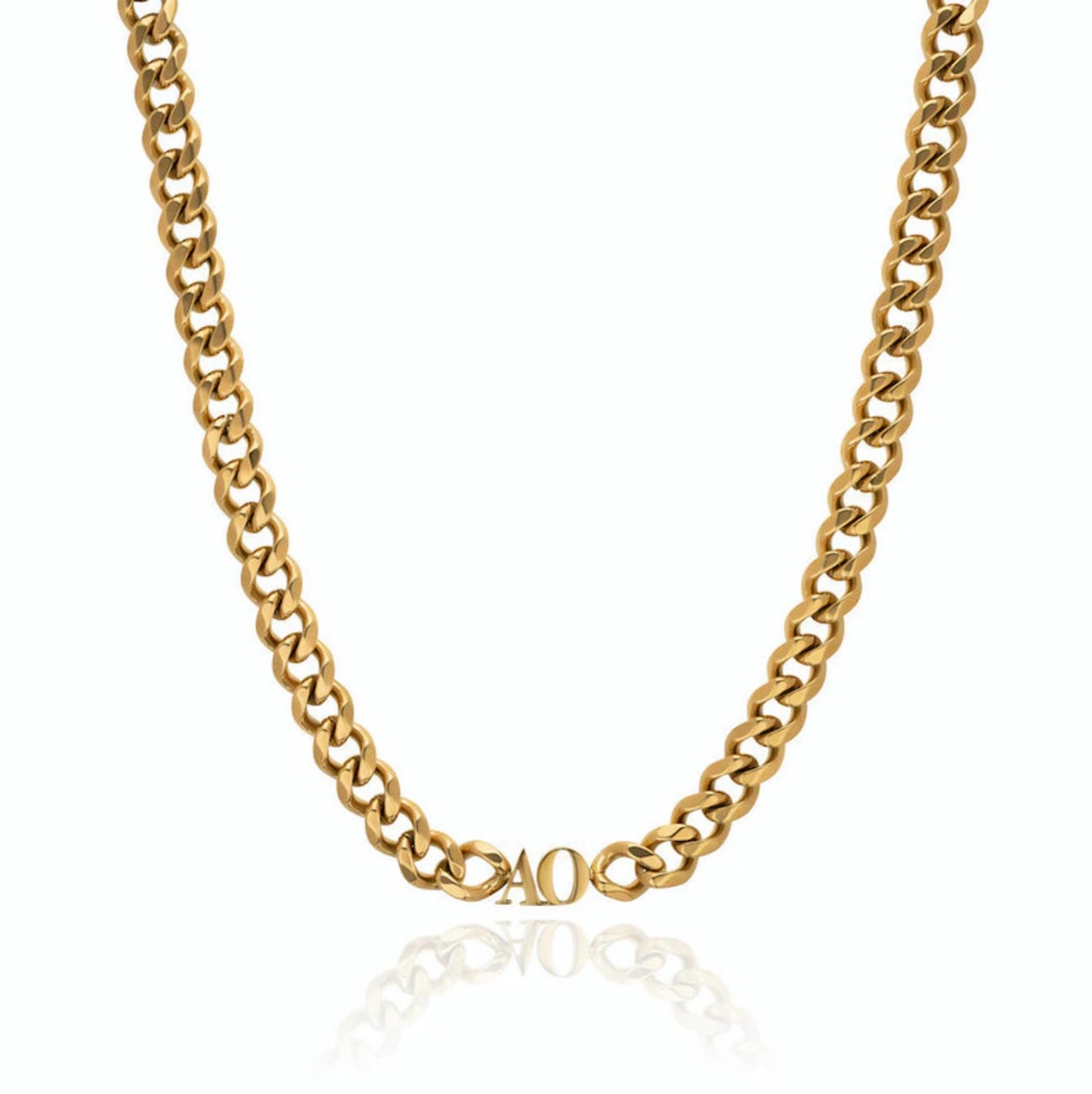 Couple's Initial Name Necklace