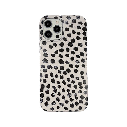 Applicable Wave Point Shell Seed Leopard Print Mobile Phone Soft Shell