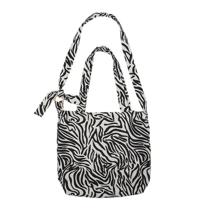 Autumn And Winter Leopard Print Large-capacity Shopping Bag