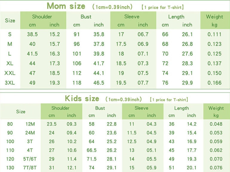 Valentine's Day Creative Puzzle Heart Printing Mother-daughter Matching Outfit Top