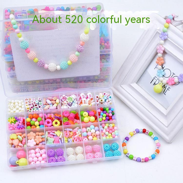 24 Grid Diy Toy Educational Handmade Beaded Set