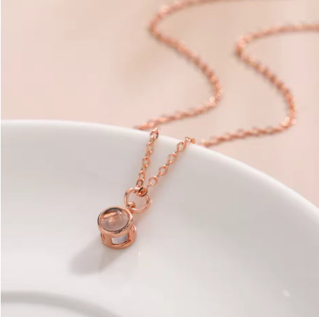 Personalized Projection Photo Necklace Customized Personality Photo