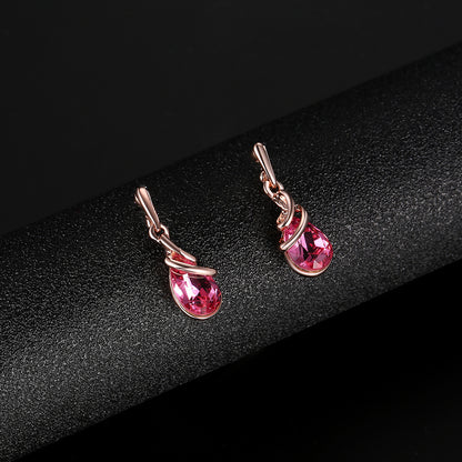 Alloy Gemstone Jewellery Set Necklace