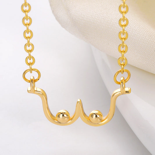 Breast Cancer Awareness Breastfeeding Boob Necklace