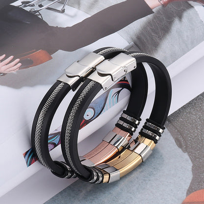 Punk Style Stainless Steel Exaggerated Bracelet