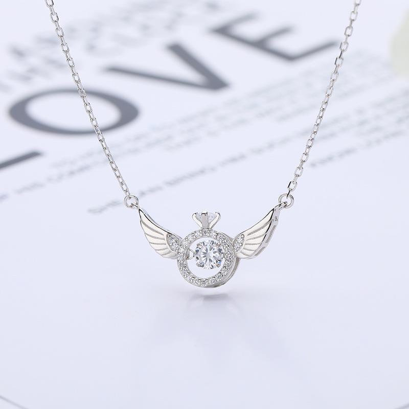 Angel Wings Wings Necklace Women's Korean Light Luxury Simple