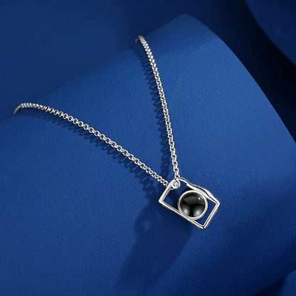 Camera Necklace Color Photo Projection Customization