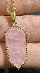 Natural Amethyst Crystal Agate Pendant Rough Stone Gemstone Necklace