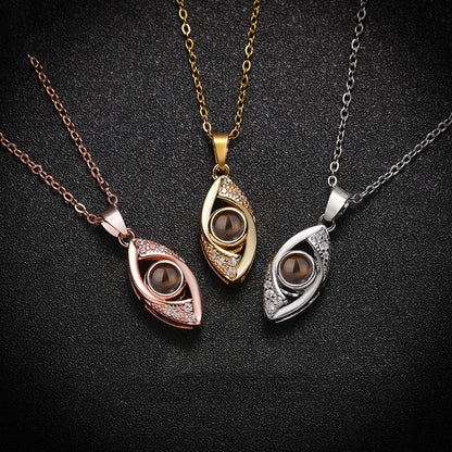 Demon Eye Projection Necklace Pendant