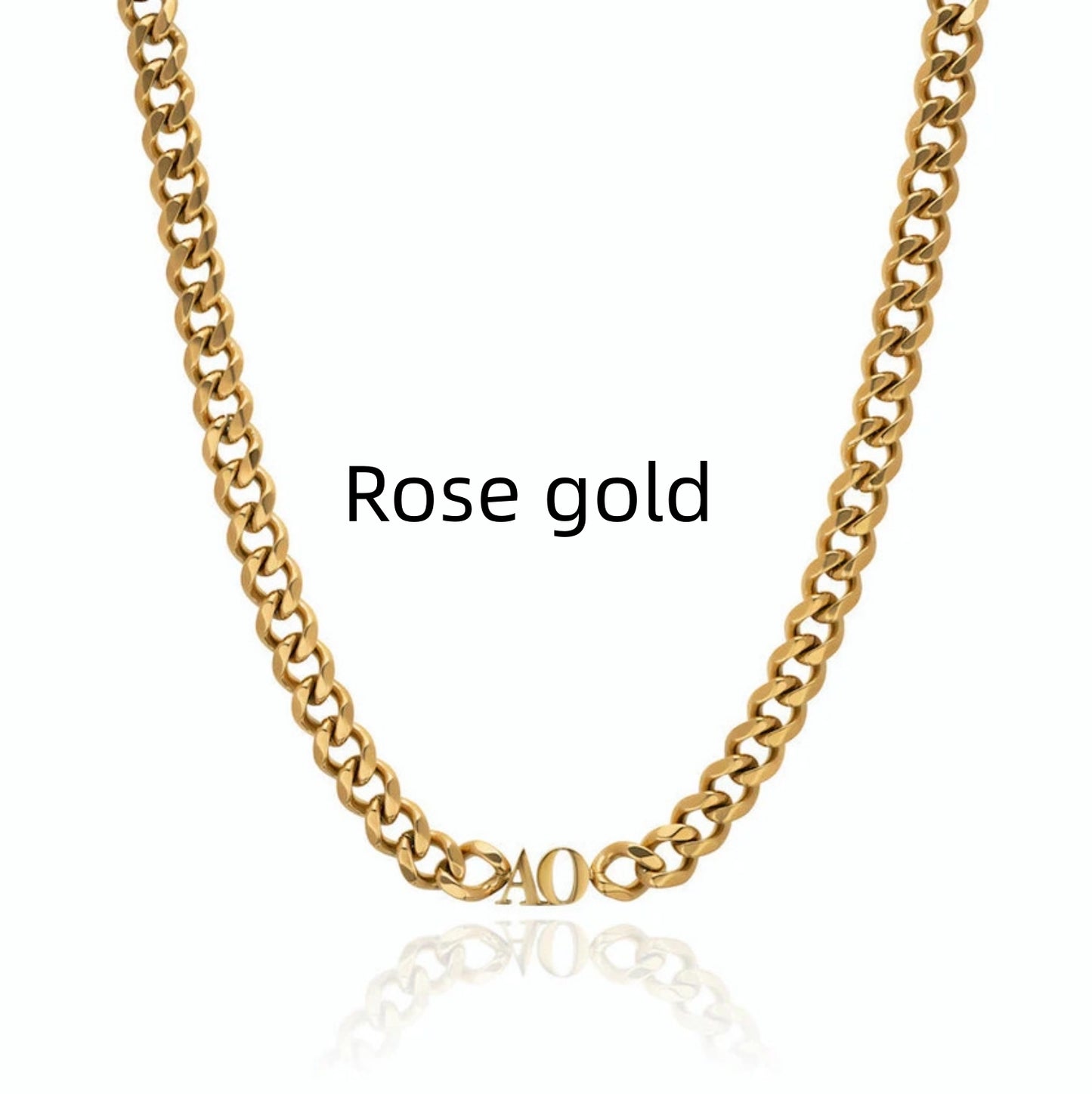 Couple's Initial Name Necklace