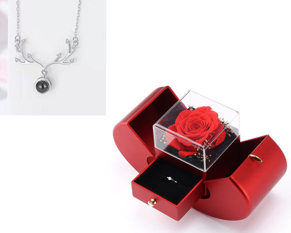 100 Languages I Love You Projection Pendant Necklace For Women Jewelry Love Memory Wedding Necklace Valentine's Day