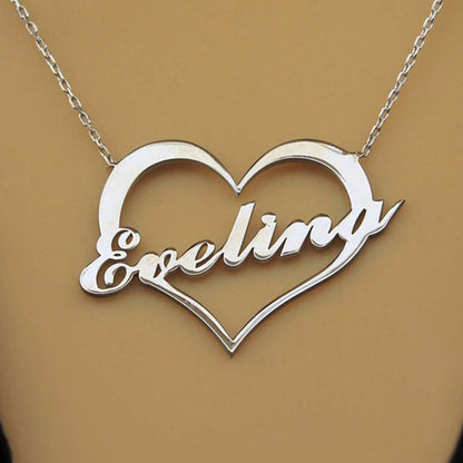 Love Name Necklace Women's Versatile Collar Chain