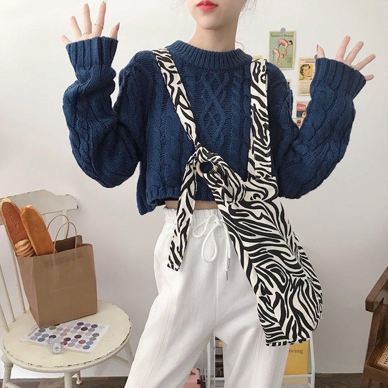 Autumn And Winter Leopard Print Large-capacity Shopping Bag