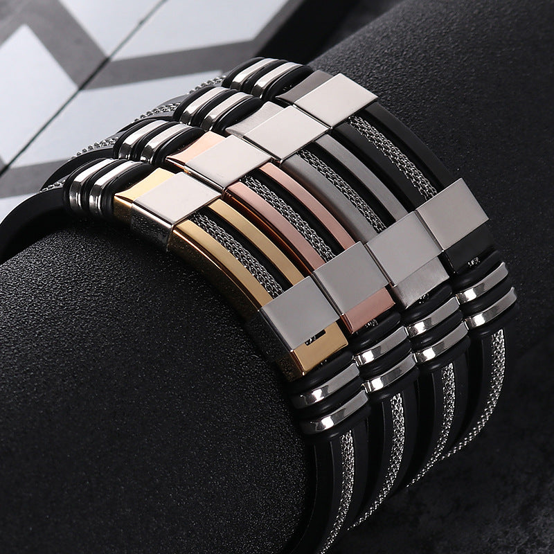 Punk Style Stainless Steel Exaggerated Bracelet
