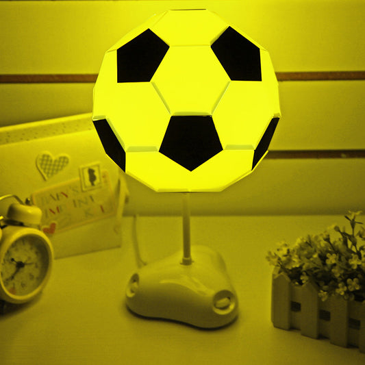 Creative DIY Football Table Lamp Colorful Night Light