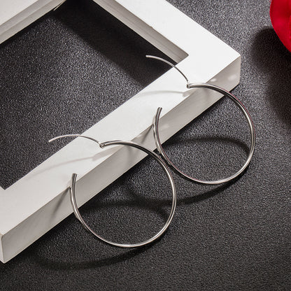 Women's Simple Atmosphere Exaggerated Earrings Jewelry