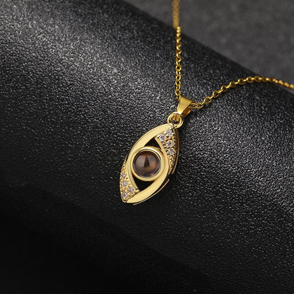Demon Eye Projection Necklace Pendant