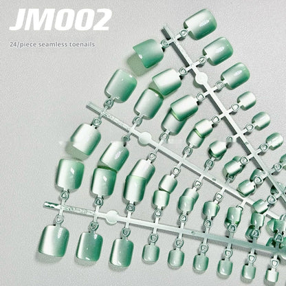 Bo Han Jade Net Red Glass Beads Cat's Eye And Foot Nails