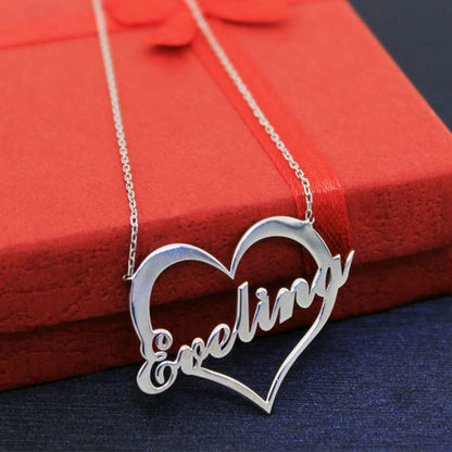 Love Name Necklace Women's Versatile Collar Chain