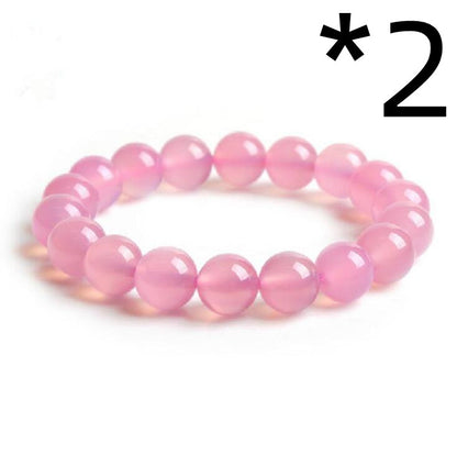 Natural Crystal Bracelet Women Hibiscus Crystal