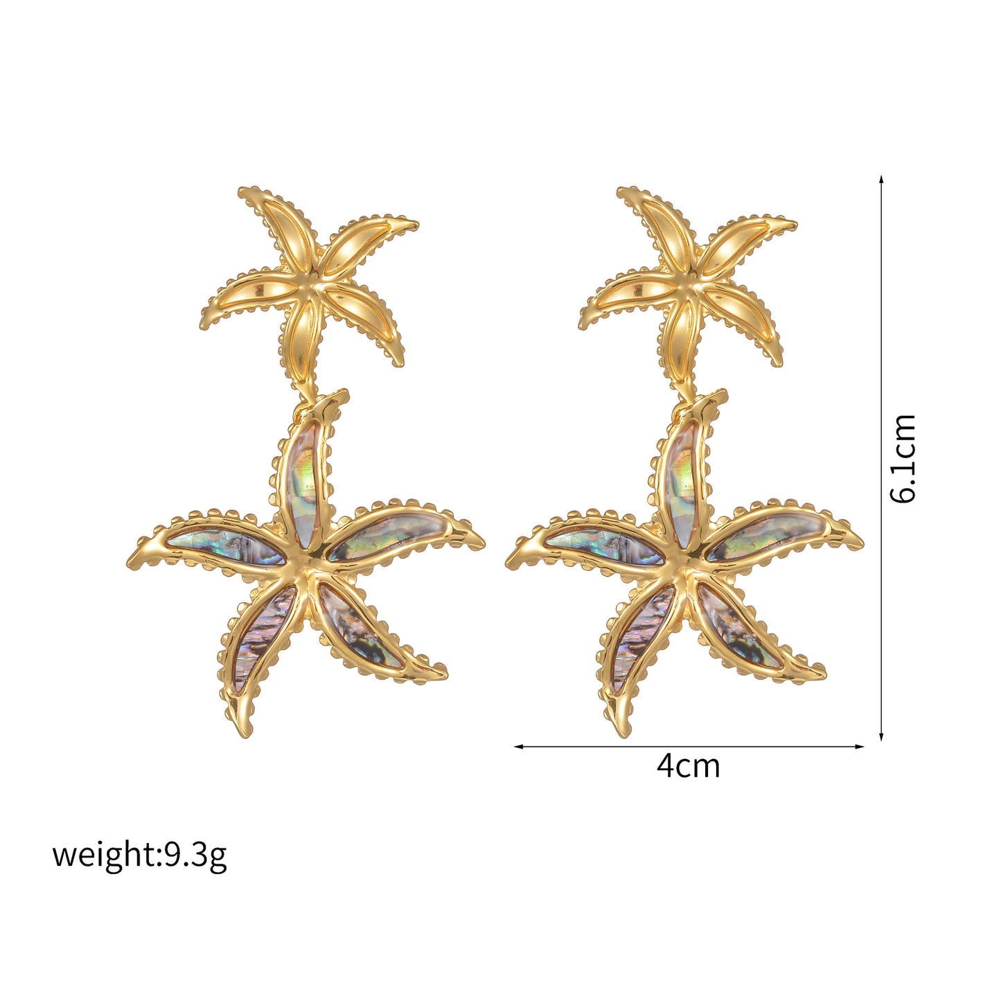 Women's Ocean Wind Exaggerated Big Earrings