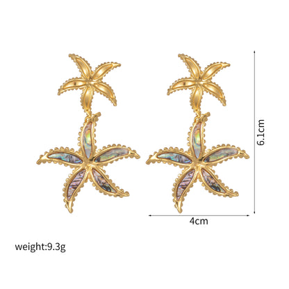 Women's Ocean Wind Exaggerated Big Earrings