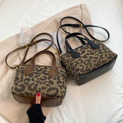 Small Bag Female Leopard Print Portable Fashion
