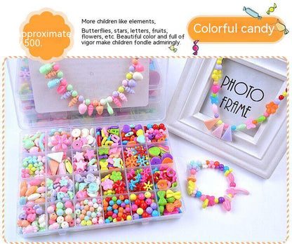 24 Grid Diy Toy Educational Handmade Beaded Set