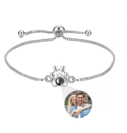 Projection Language Titanium Steel Bracelet