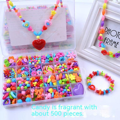 24 Grid Diy Toy Educational Handmade Beaded Set